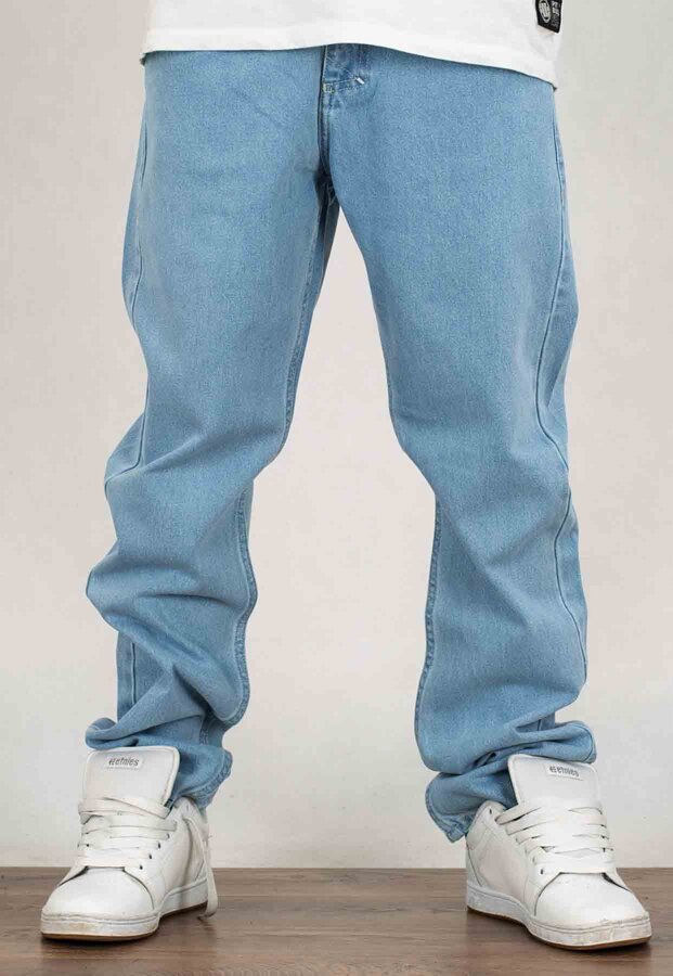 Spodnie Mass Regular Fit Base light blue