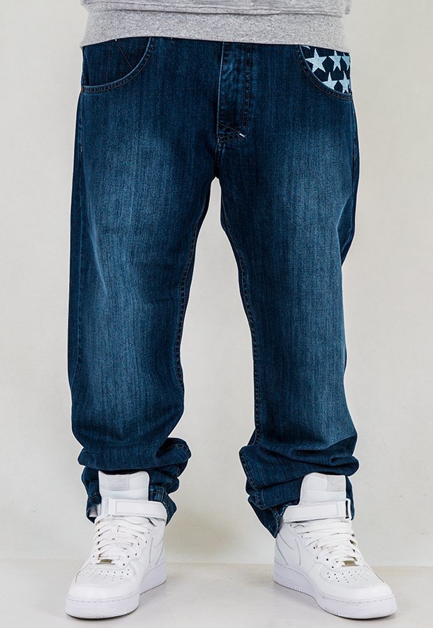 Spodnie Mass Regular Fit Washintong medium blue