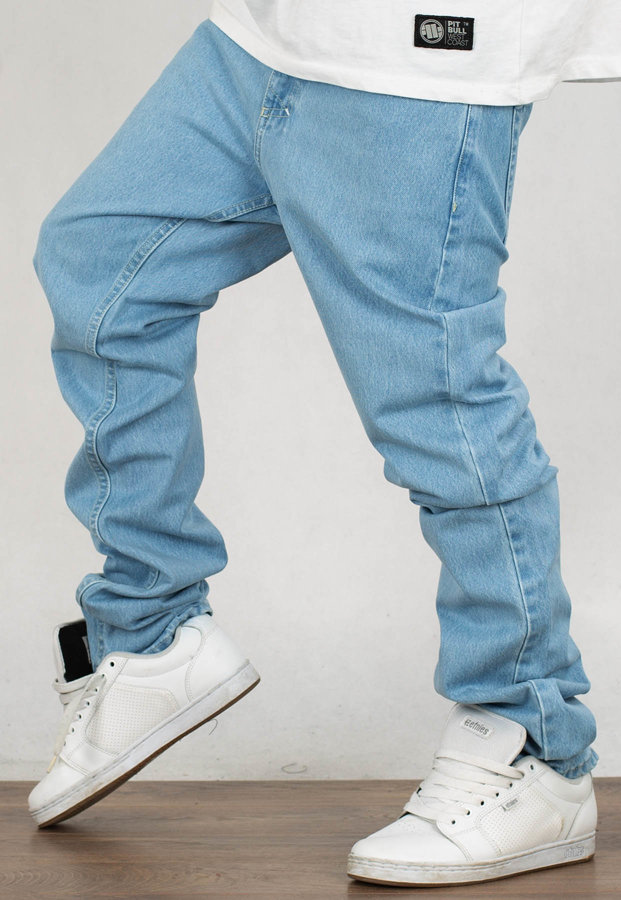 Spodnie Mass Tapered Fit Signature 2.0 light blue