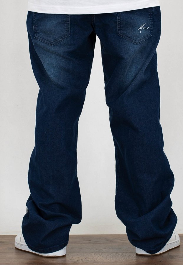 Spodnie Moro Sport Baggy Mini Paris damage wash jeans