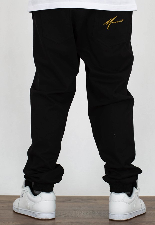 Spodnie Moro Sport Joggery Big Paris Classic Pocket czarne