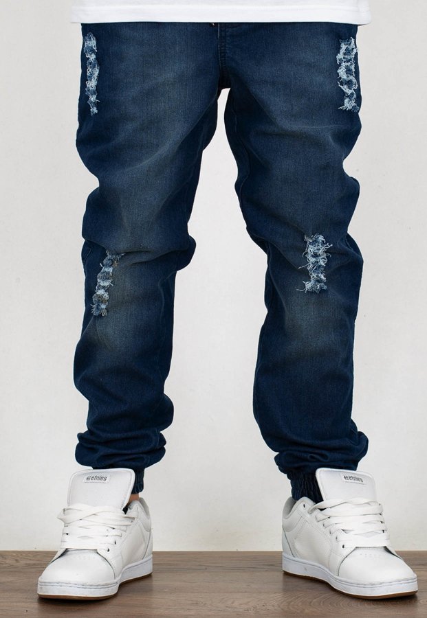 Spodnie Moro Sport Joggery Big Paris Classic Pocket damage wash jeans