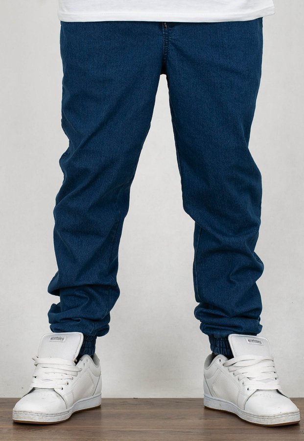 Spodnie Moro Sport Joggery Blue - Red Moro Pocket jasne pranie jeans