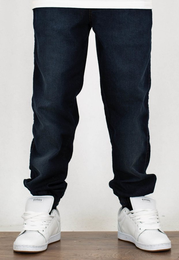 Spodnie Moro Sport Joggery Blue - Red Moro Pocket stone wash jeans