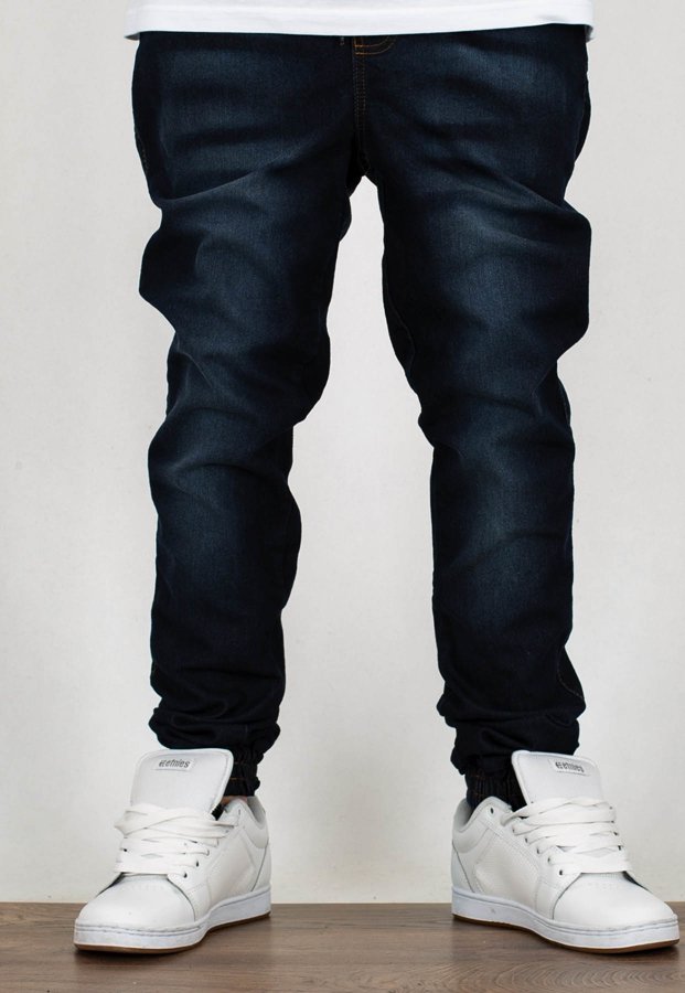 Spodnie Moro Sport Joggery M Line Pocket guma w pasie mustache wash jeans
