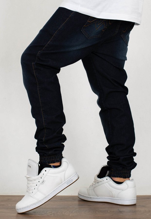 Spodnie Moro Sport Joggery M Line Pocket guma w pasie stone wash jeans