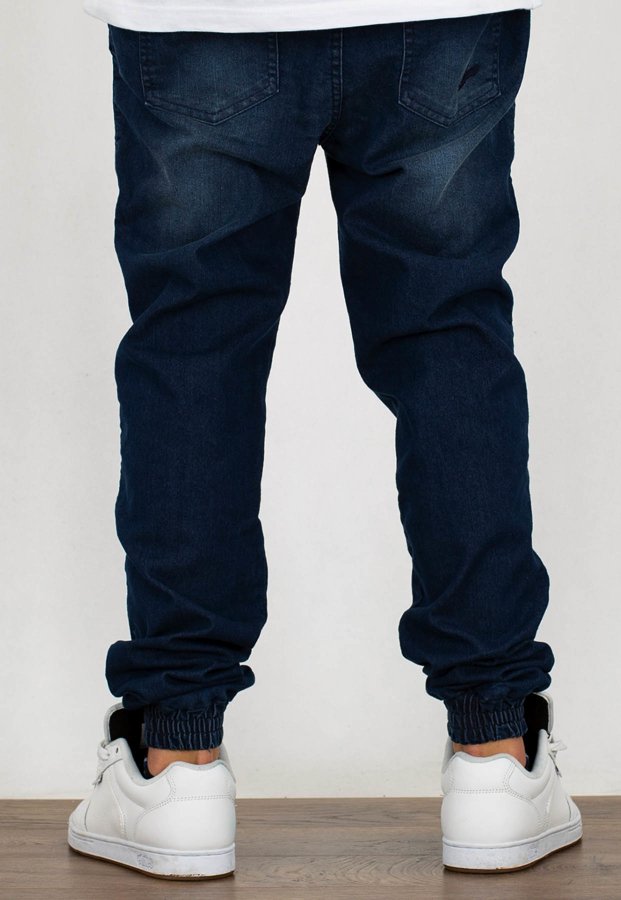 Spodnie Moro Sport Joggery Mini Baseball Pocket guma w pasie damage wash jeans