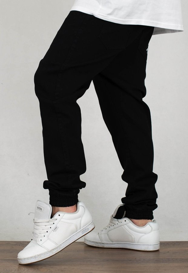 Spodnie Moro Sport Joggery Mini Paris Pocket black jeans