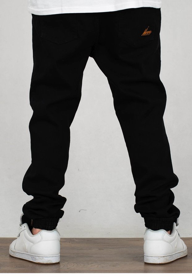 Spodnie Moro Sport Joggery Mini Slant Tag Pocket black jeans