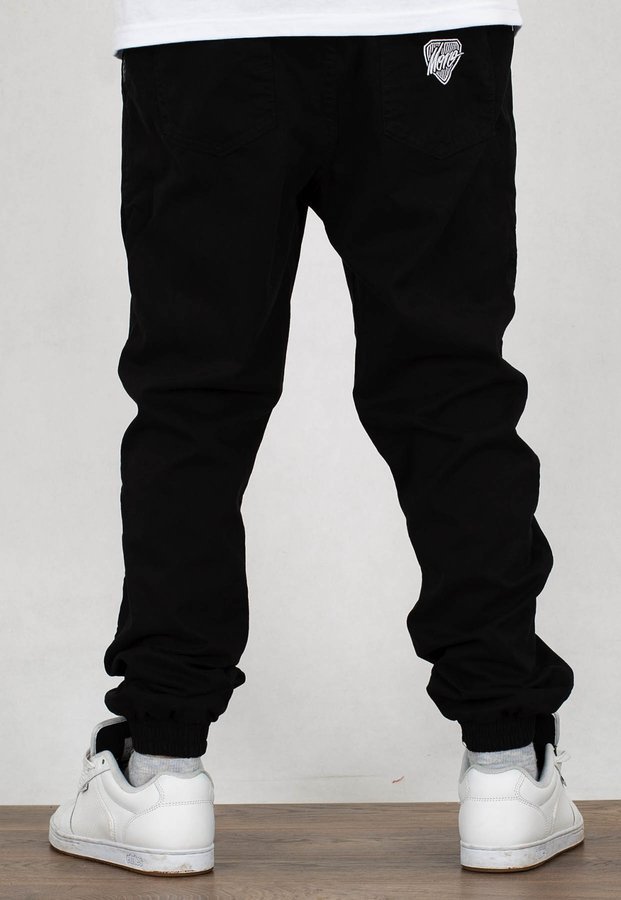 Spodnie Moro Sport Joggery Shield Slant Tag Pocket czarne