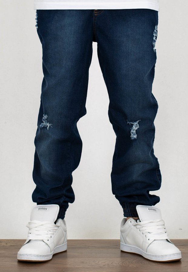 Spodnie Moro Sport Joggery Shield Slant Tag Pocket damage wash jeans