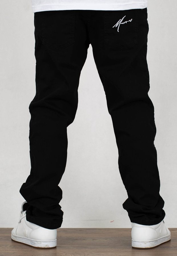 Spodnie Moro Sport Regular Big Paris Pocket czarny jeans