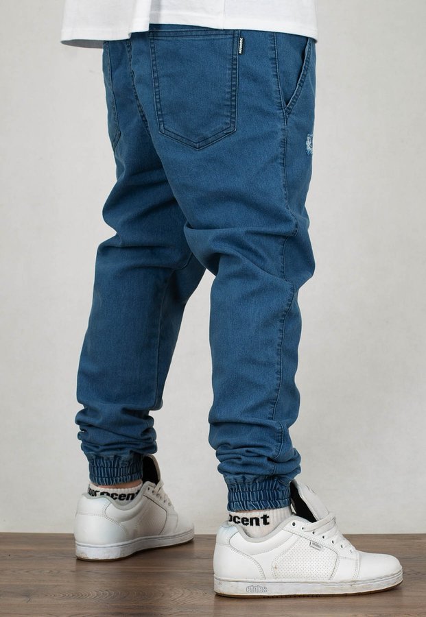 Spodnie Patriotic Jeans Joggery Futura Mini Przetarcia jasne niebieskie