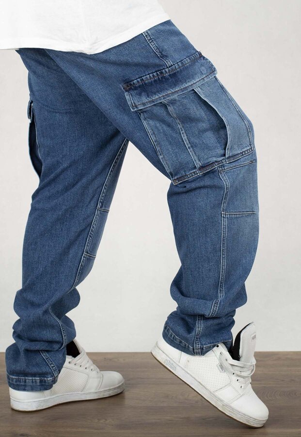 Spodnie Pit Bull Deerhorn Cargo Jeans Classic Wash