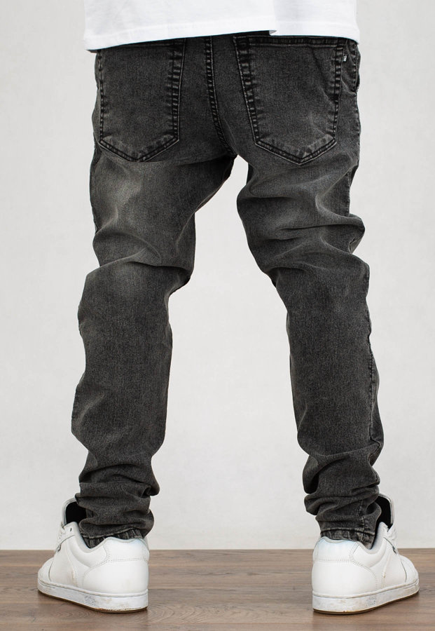 Spodnie SSG Jeans Skinny Przecierane black light
