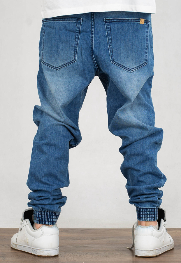 Spodnie SSG Jogger Slim Jeans z Dziurami Skin Pocket light