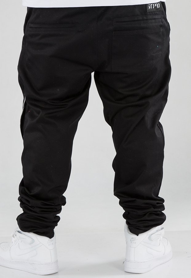 Spodnie Stoprocent Joggery Zip Black