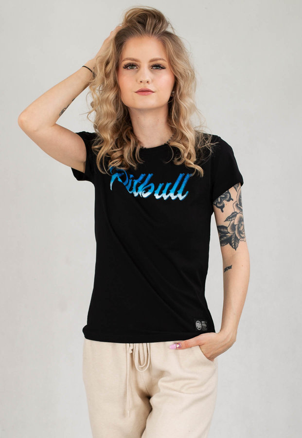 T-Shirt Pit Bull Blue Eyed Devil 23 czarny