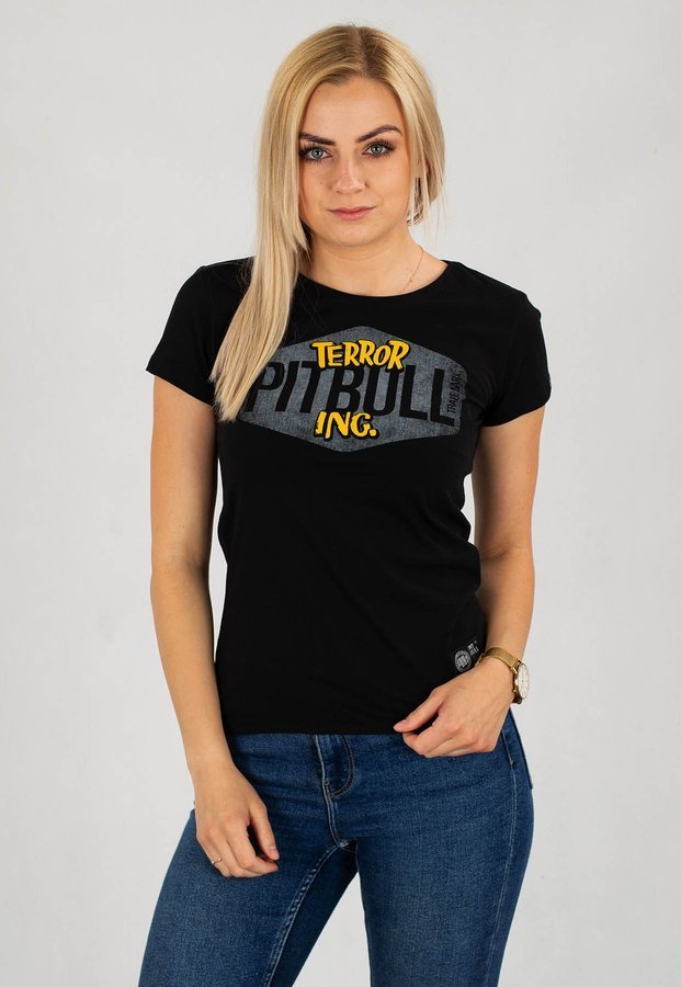 T-Shirt Pit Bull Scare czarny