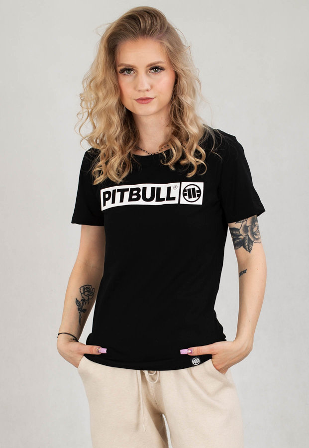 T-Shirt Pit Bull Slim Fit Hilltop czarny