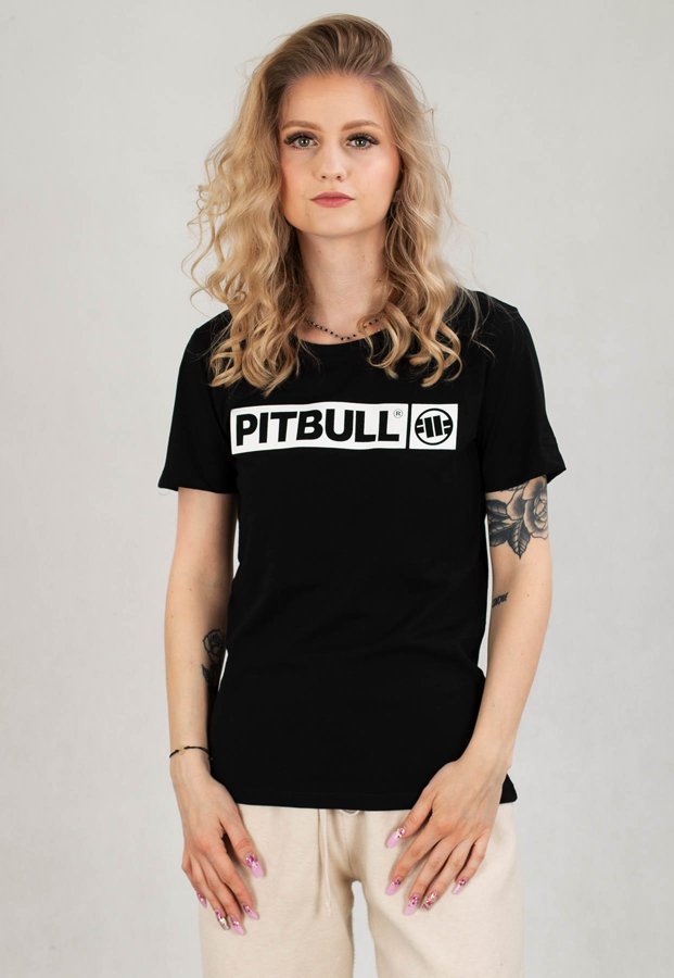 T-Shirt Pit Bull Slim Fit Hilltop czarny