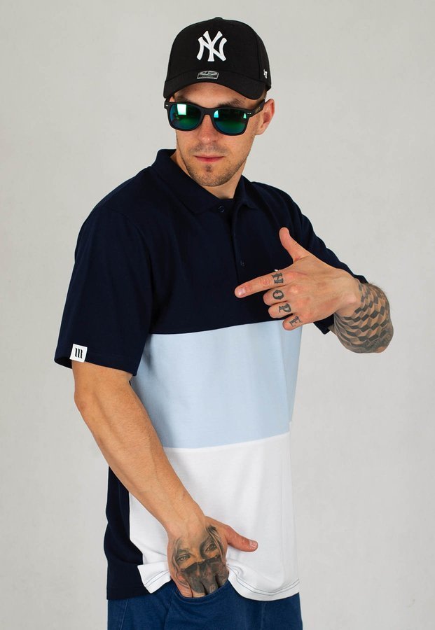T-Shirt Polo 360CLTH Classic niebieski