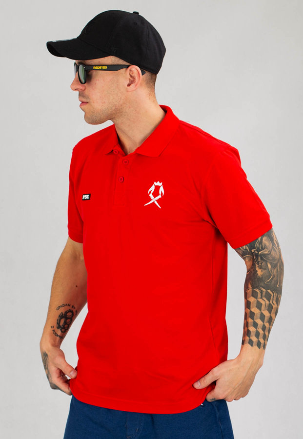 T-Shirt Polo Dudek P56 Joint P56 czerwony