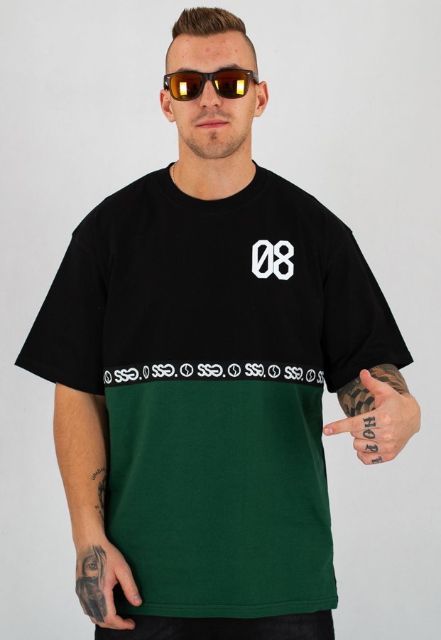 T-Shirt SSG 08 Line czarno zielony 