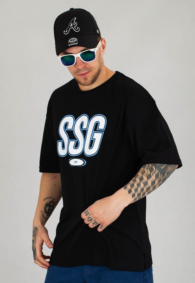 T-Shirt SSG Baggy SSG Double czarny