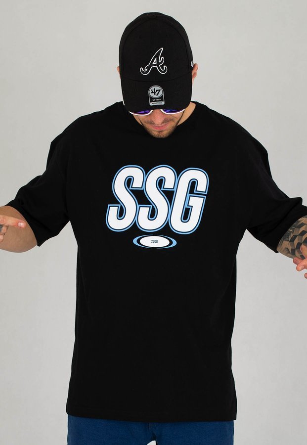 T-Shirt SSG Baggy SSG Double czarny
