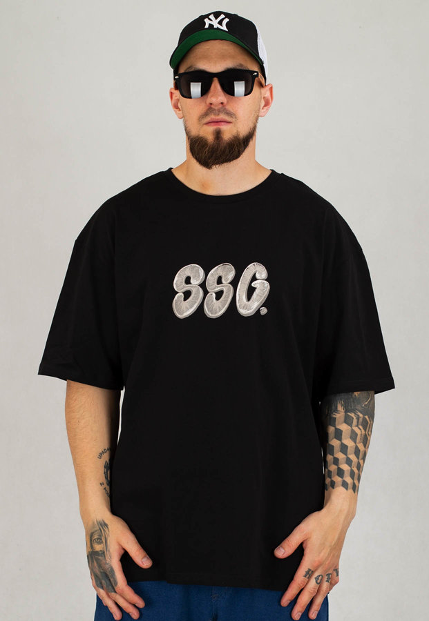 T-Shirt SSG Baggy Sketch czarny