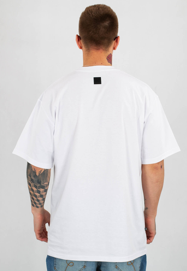 T-Shirt SSG Belt Sleeves biały