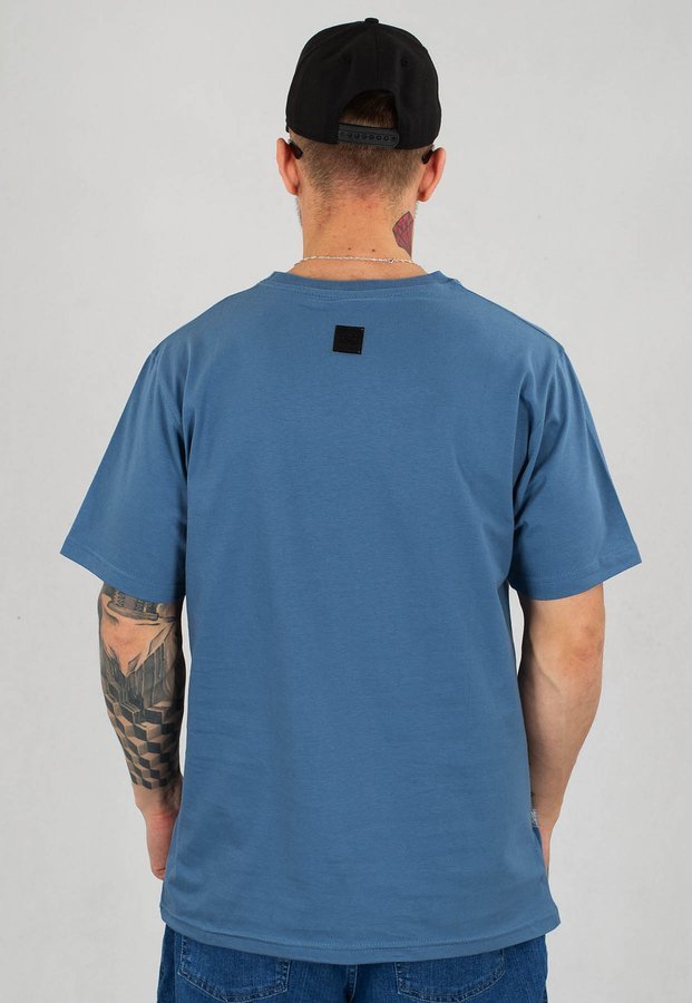 T-Shirt SSG Circle Colors jeansowy