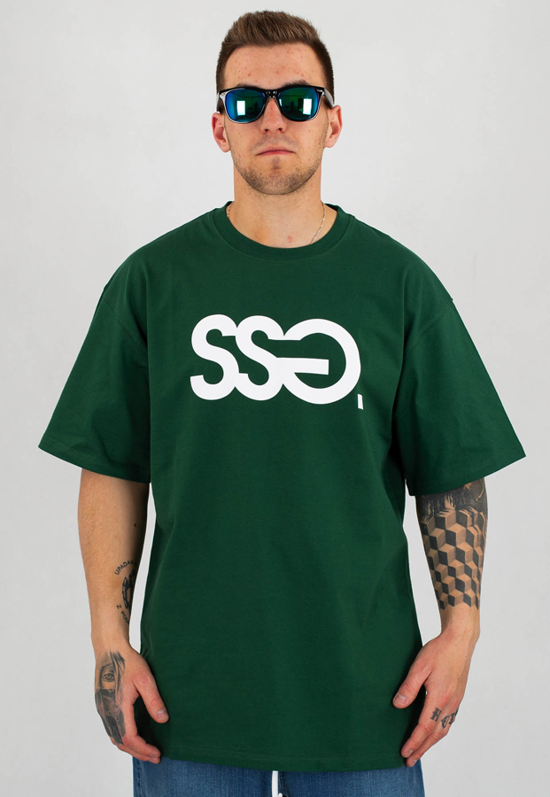 T-Shirt SSG Classic ciemno zielony