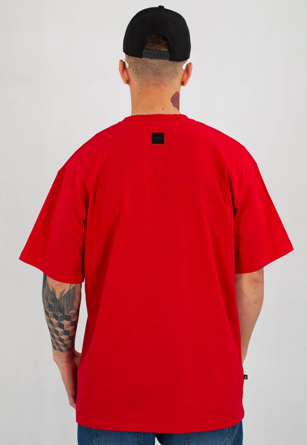 T-Shirt SSG Cross Line czerwony