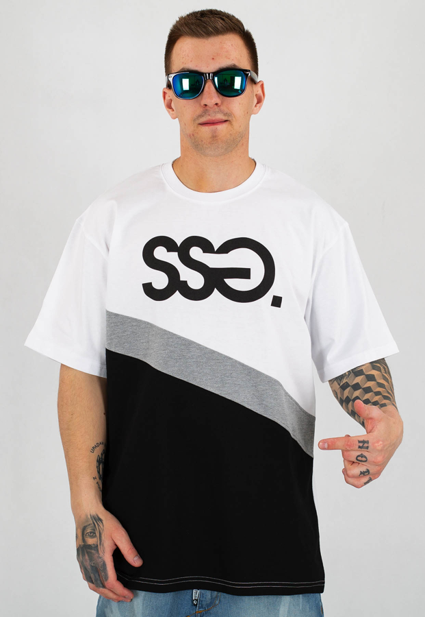 T-Shirt SSG Cut Classic biały