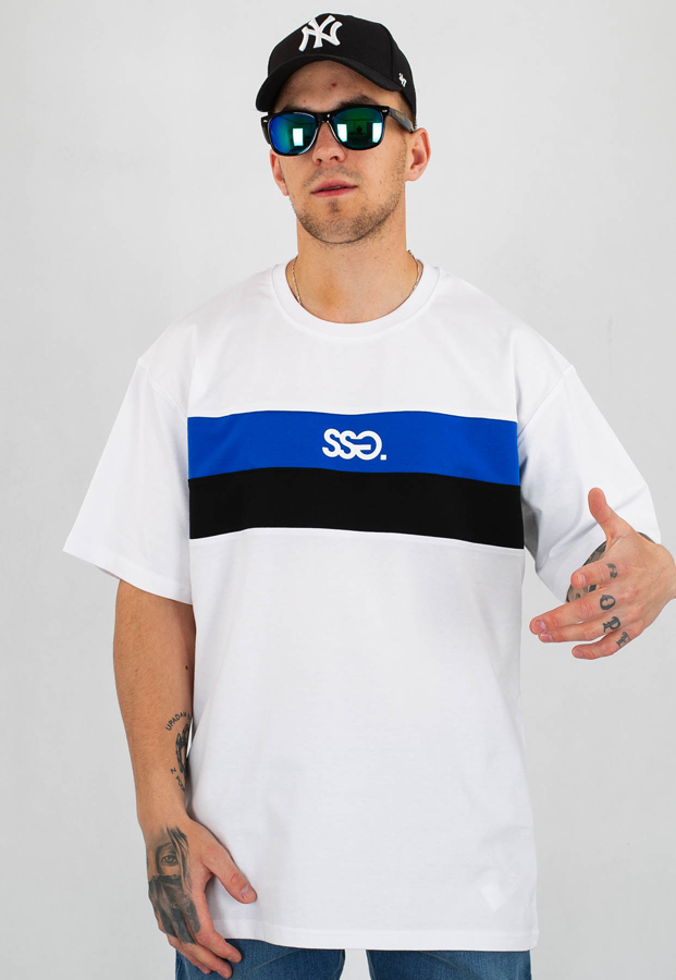 T-Shirt SSG Double Lines biały