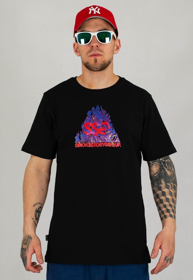 T-Shirt SSG Fire czarny