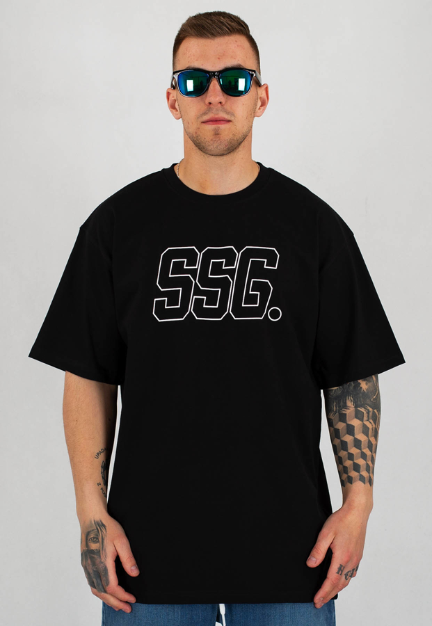 T-Shirt SSG New Outline czarny
