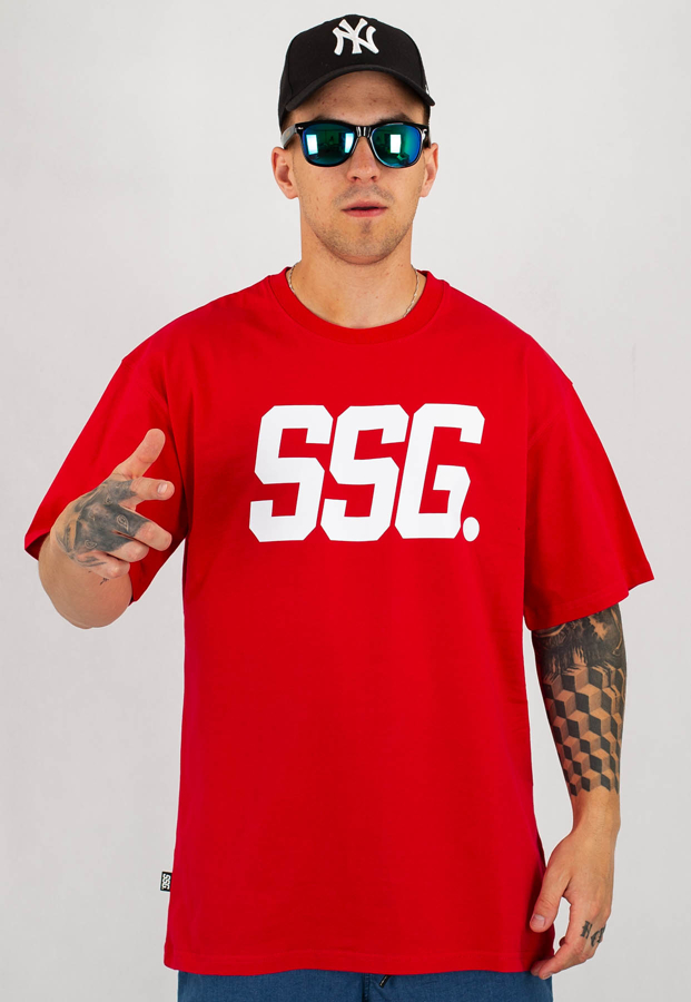 T-Shirt SSG New SSG czerwony