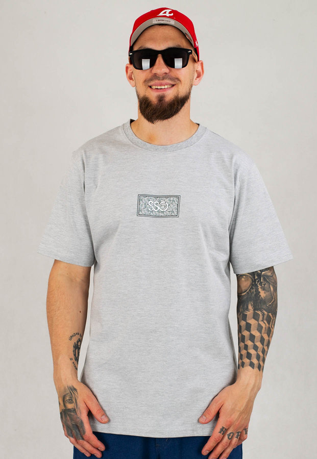 T-Shirt SSG Paisley szary