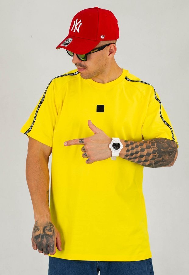 T-Shirt SSG Premium Logo Tape żółty