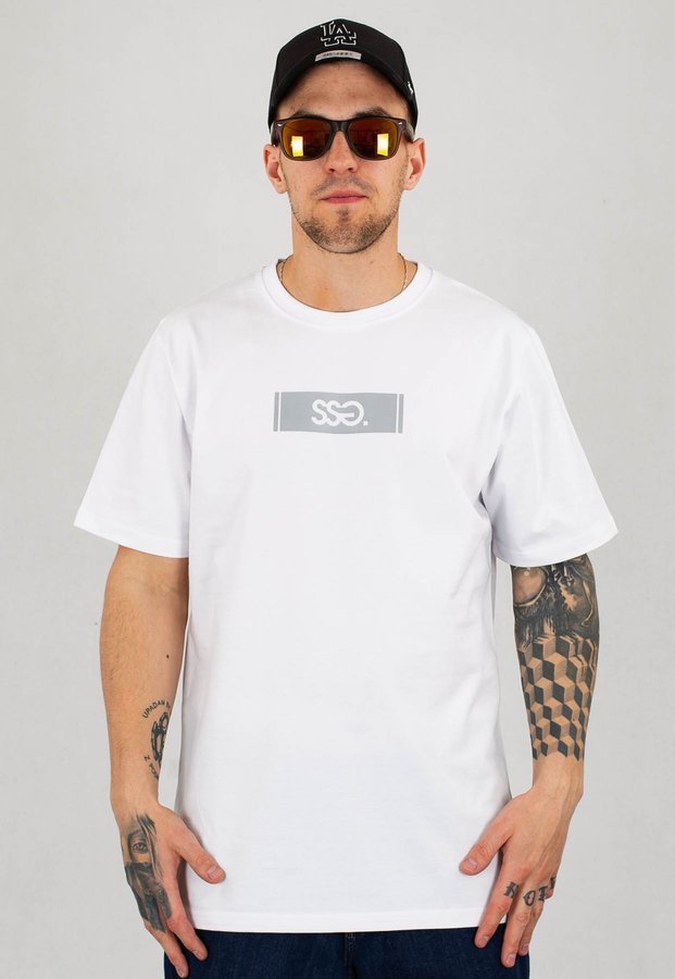 T-Shirt SSG Reflective biały