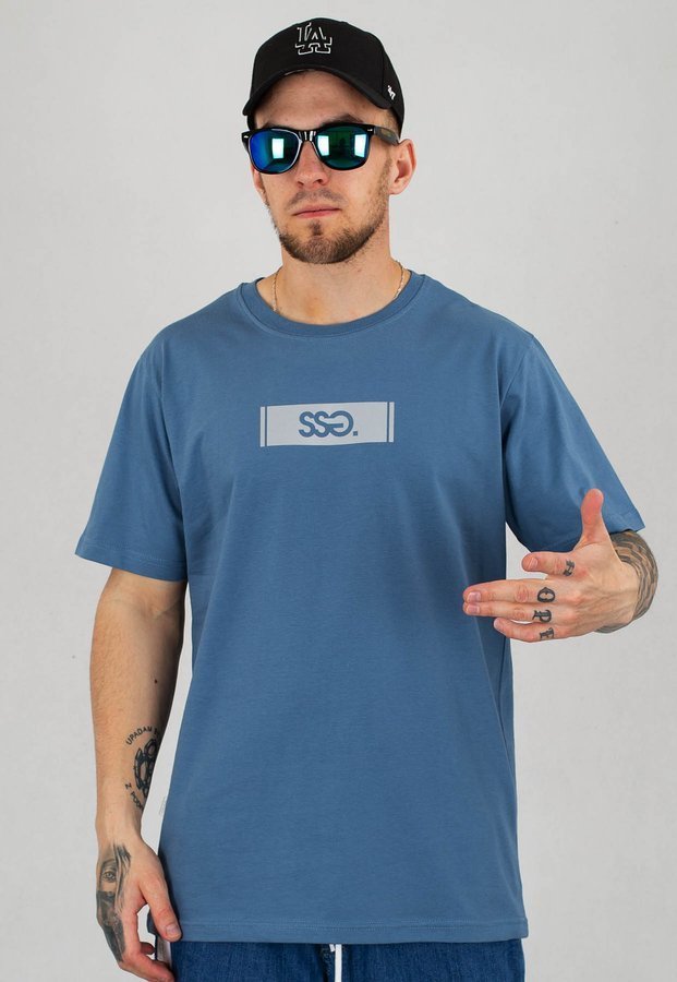 T-Shirt SSG Reflective jeansowy