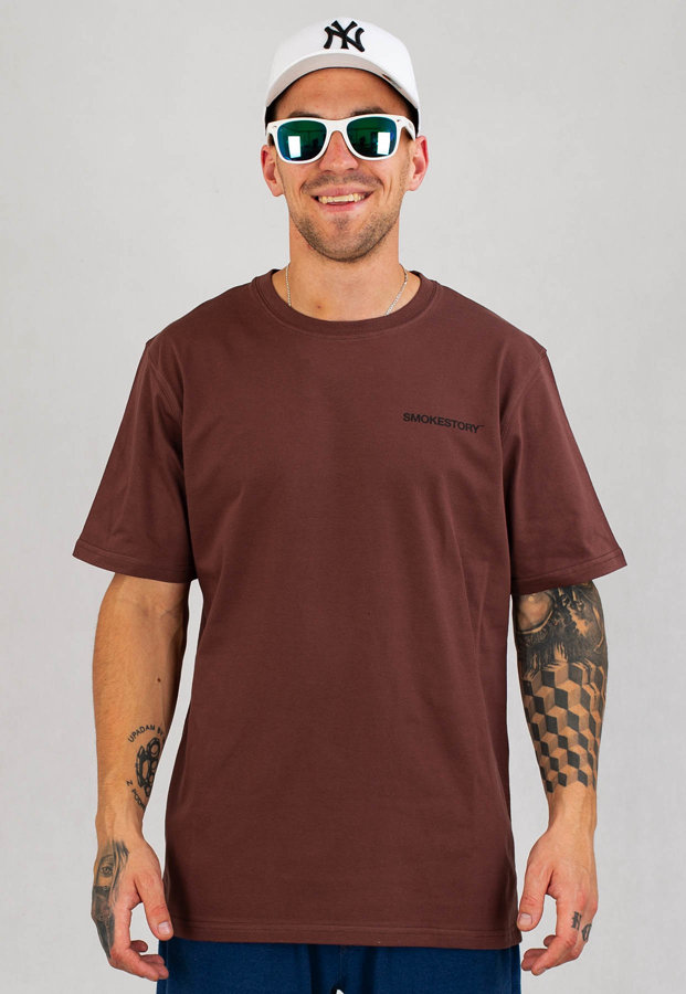 T-Shirt SSG Small Smokestory brązowy