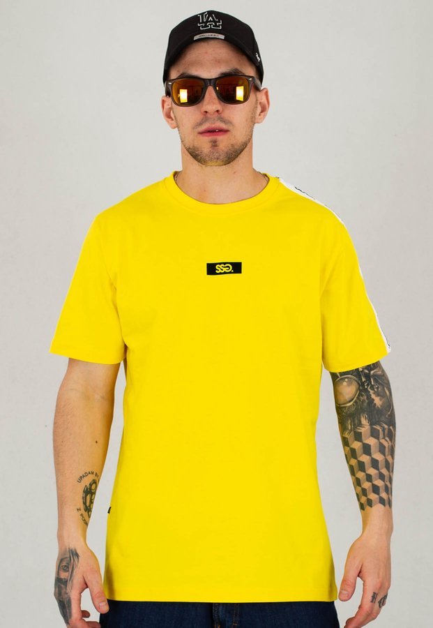 T-Shirt SSG Tape Sleeve żółty