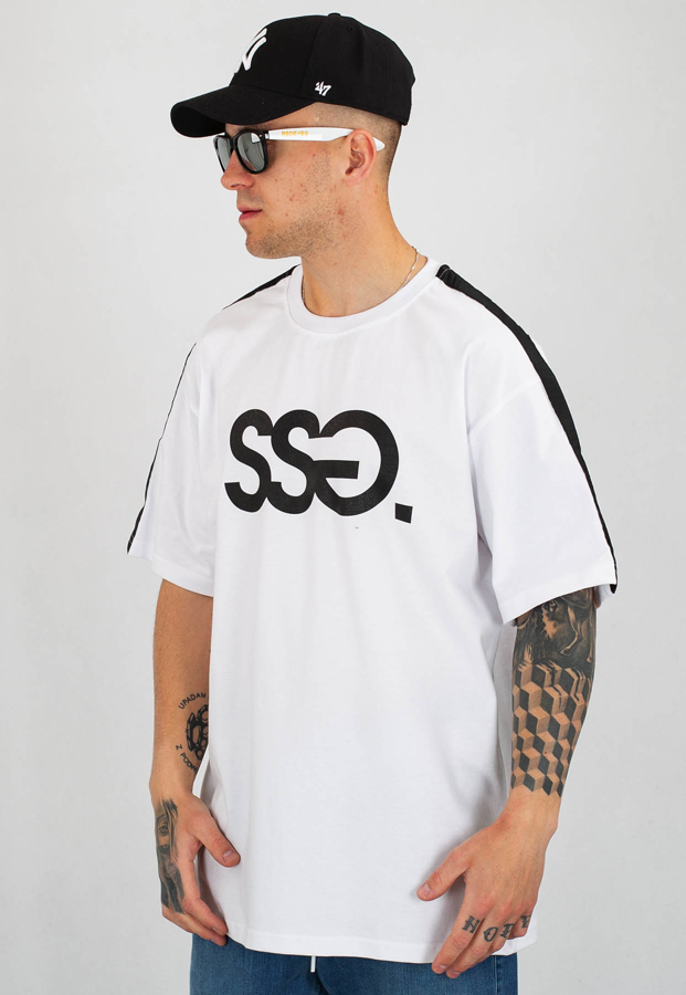 T-Shirt SSG Tape biały