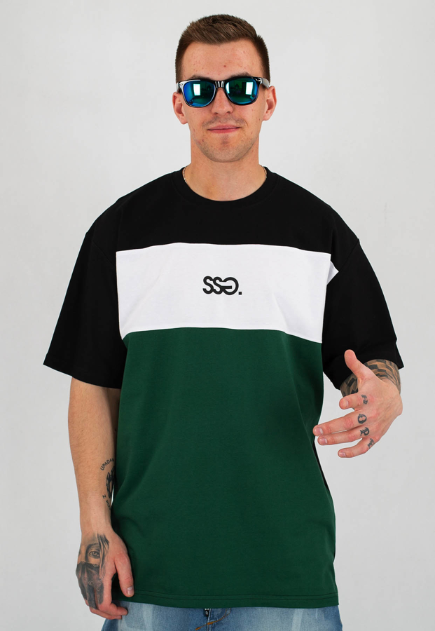 T-Shirt SSG Three Colors Small SSG czarno zielony