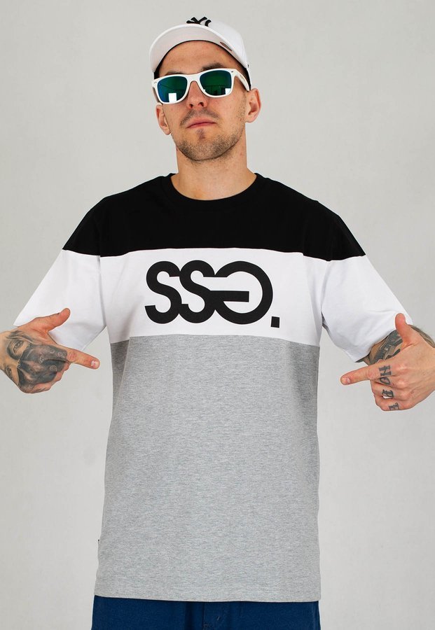 T-Shirt SSG Triple Colors SSG czarno szara