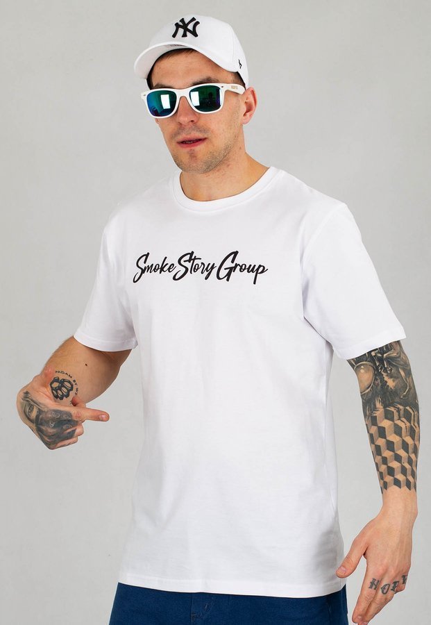 T-Shirt SSG Written biały